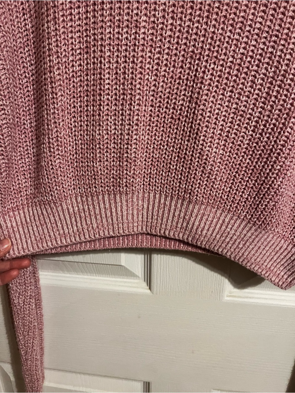 Urban Outfitters | Pink Cropped Crewneck Sweater - Sz M - Picture 4 of 8